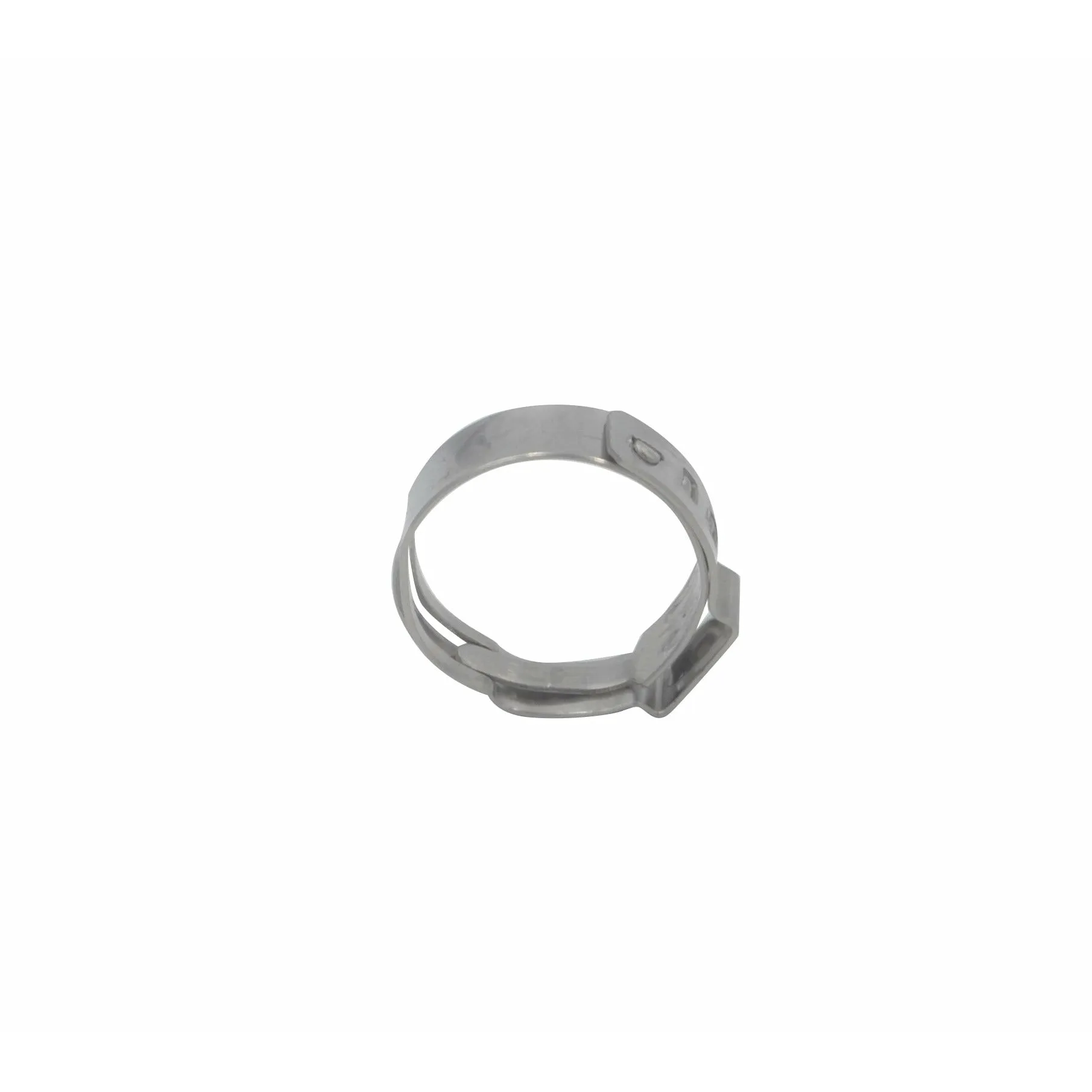 100 Piece 304 Stainless Steel 17.8-21mm Ear Hose Clamp