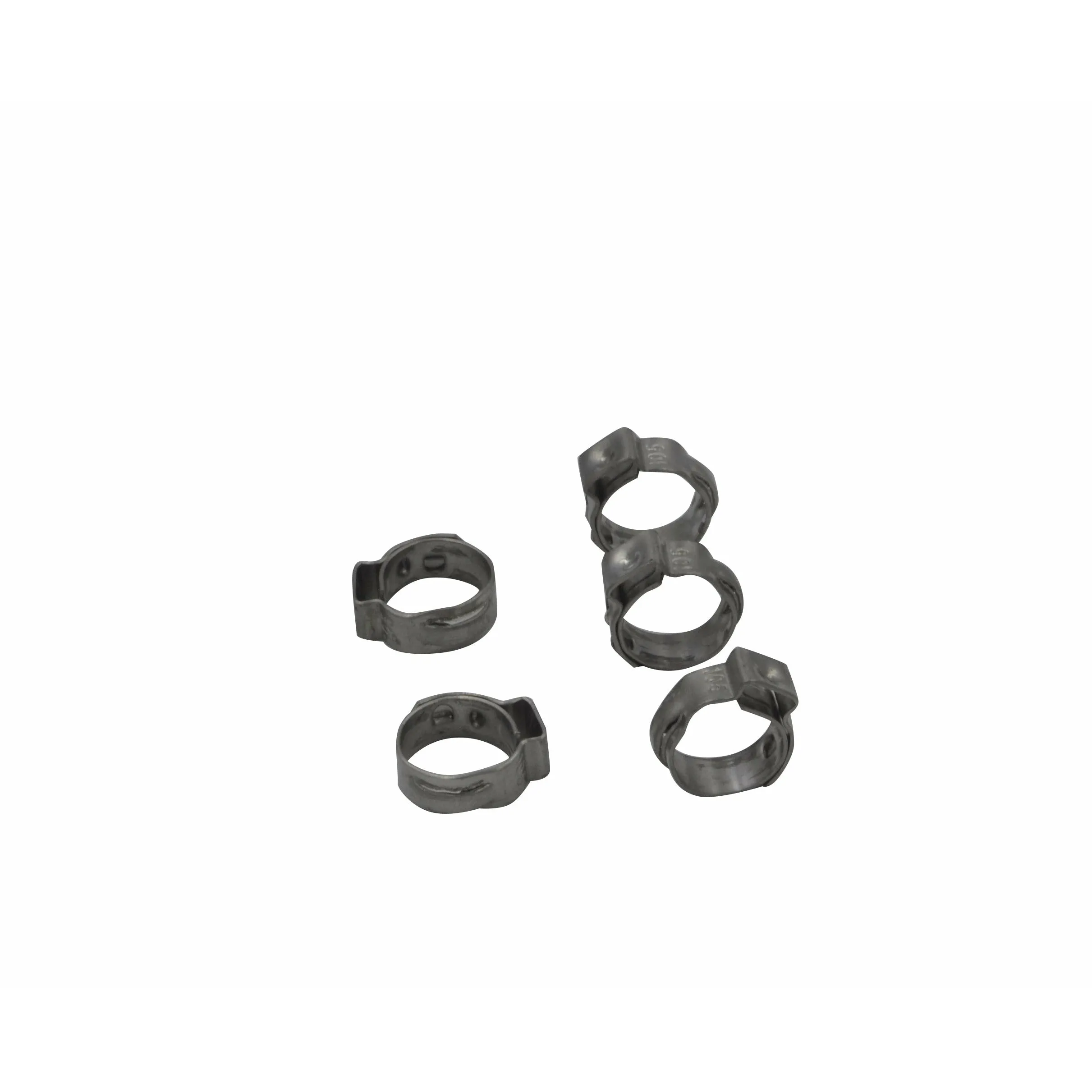 100 Piece 304 Stainless Steel 8.8-10.5mm Ear Hose Clamp