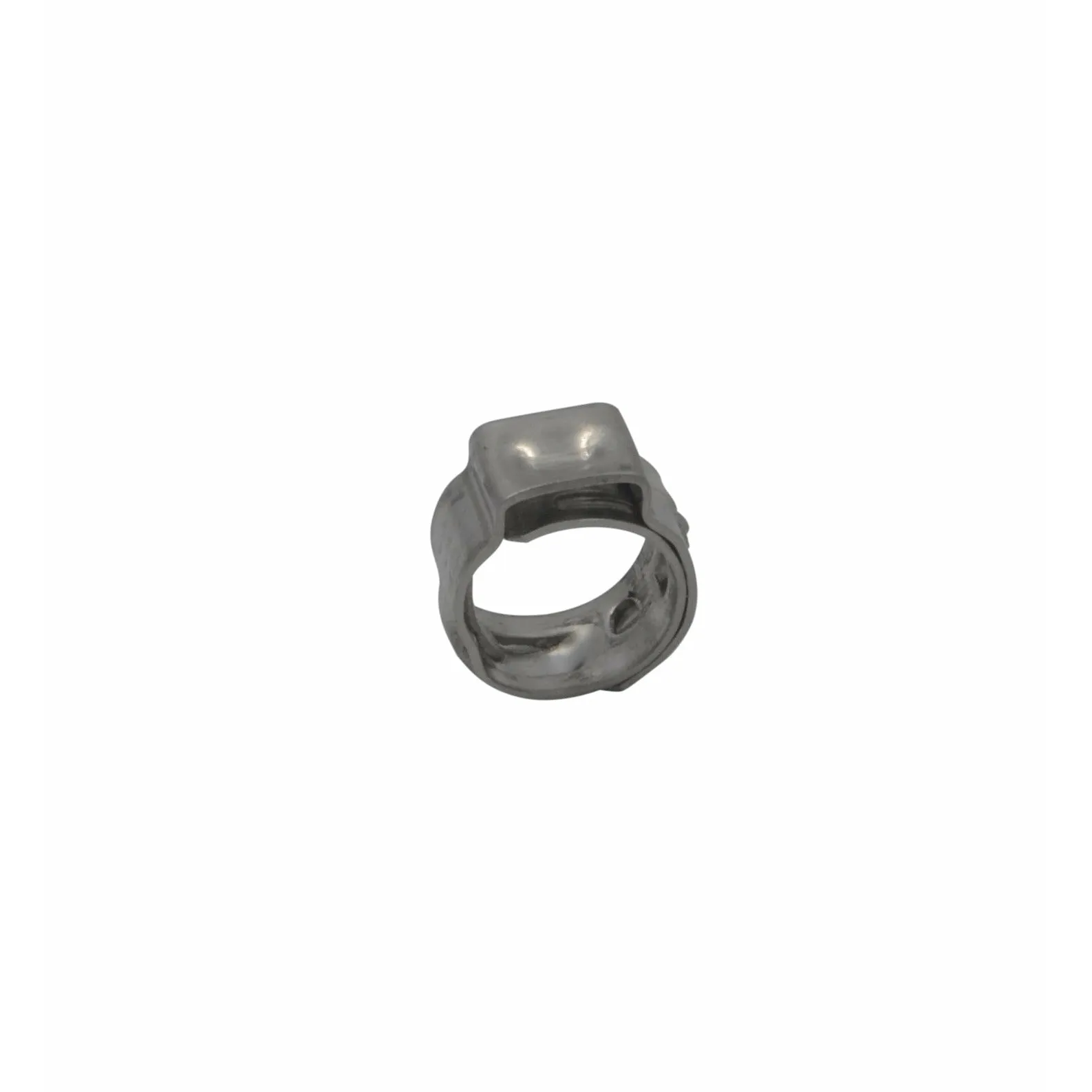 100 Piece 304 Stainless Steel 9.6-11.3mm Ear Hose Clamp