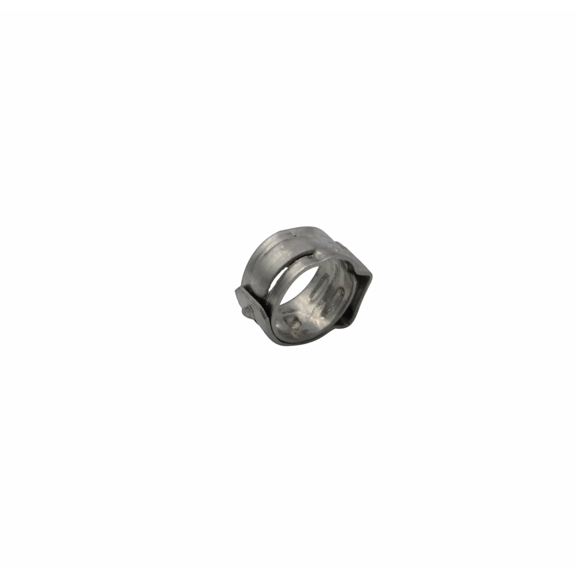 100 Piece 304 Stainless Steel 9.6-11.3mm Ear Hose Clamp
