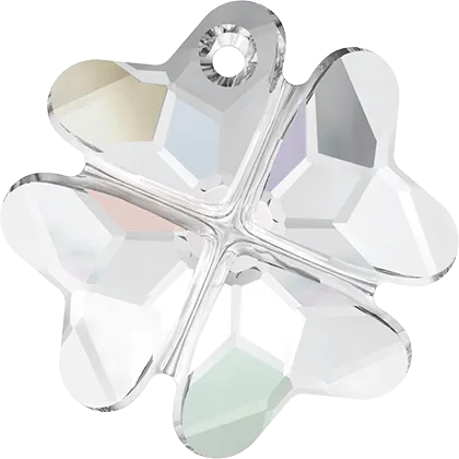 6764 Swarovski Clover Pendants