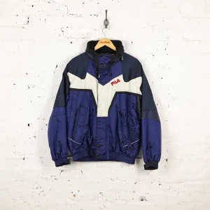 90s Fila Ski Jacket Coat - Blue - XL
