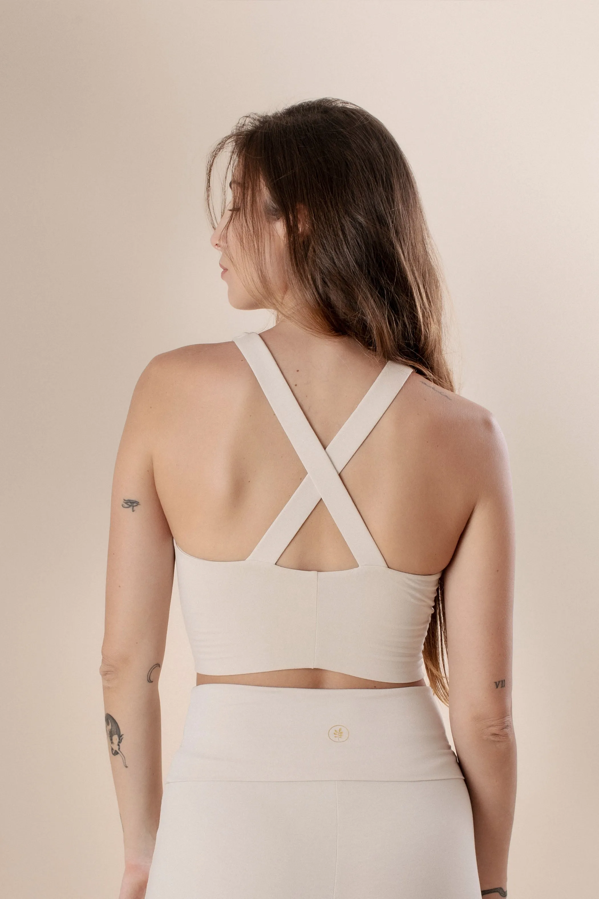 Agni Cross Top Pearl