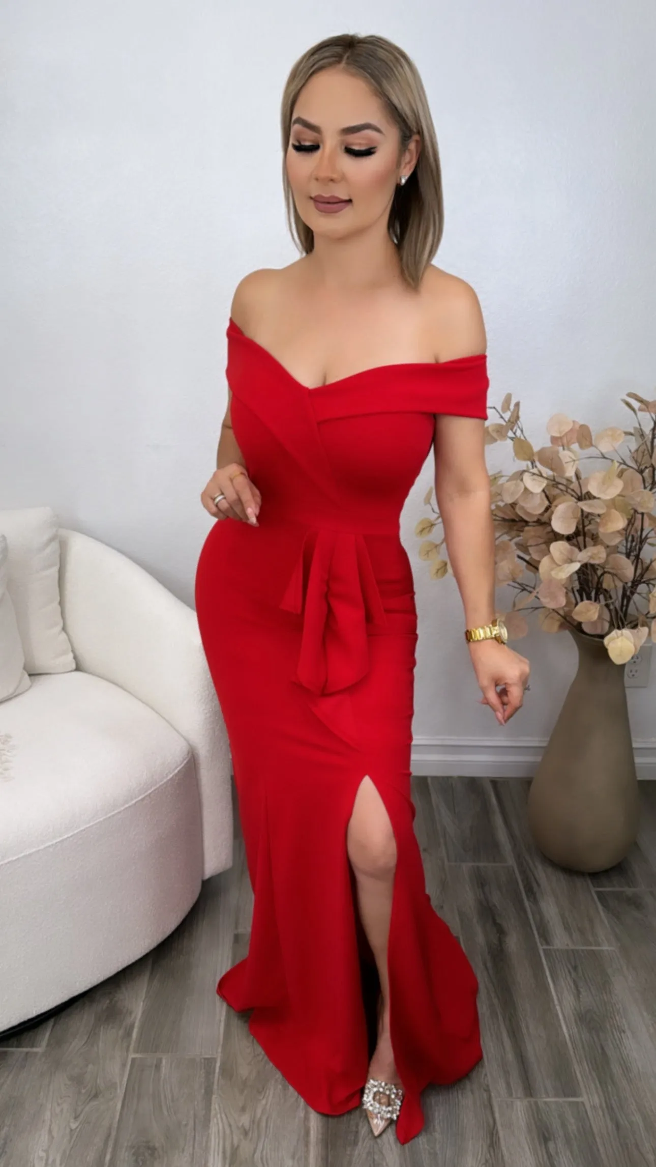 AIDEN RED DRESS