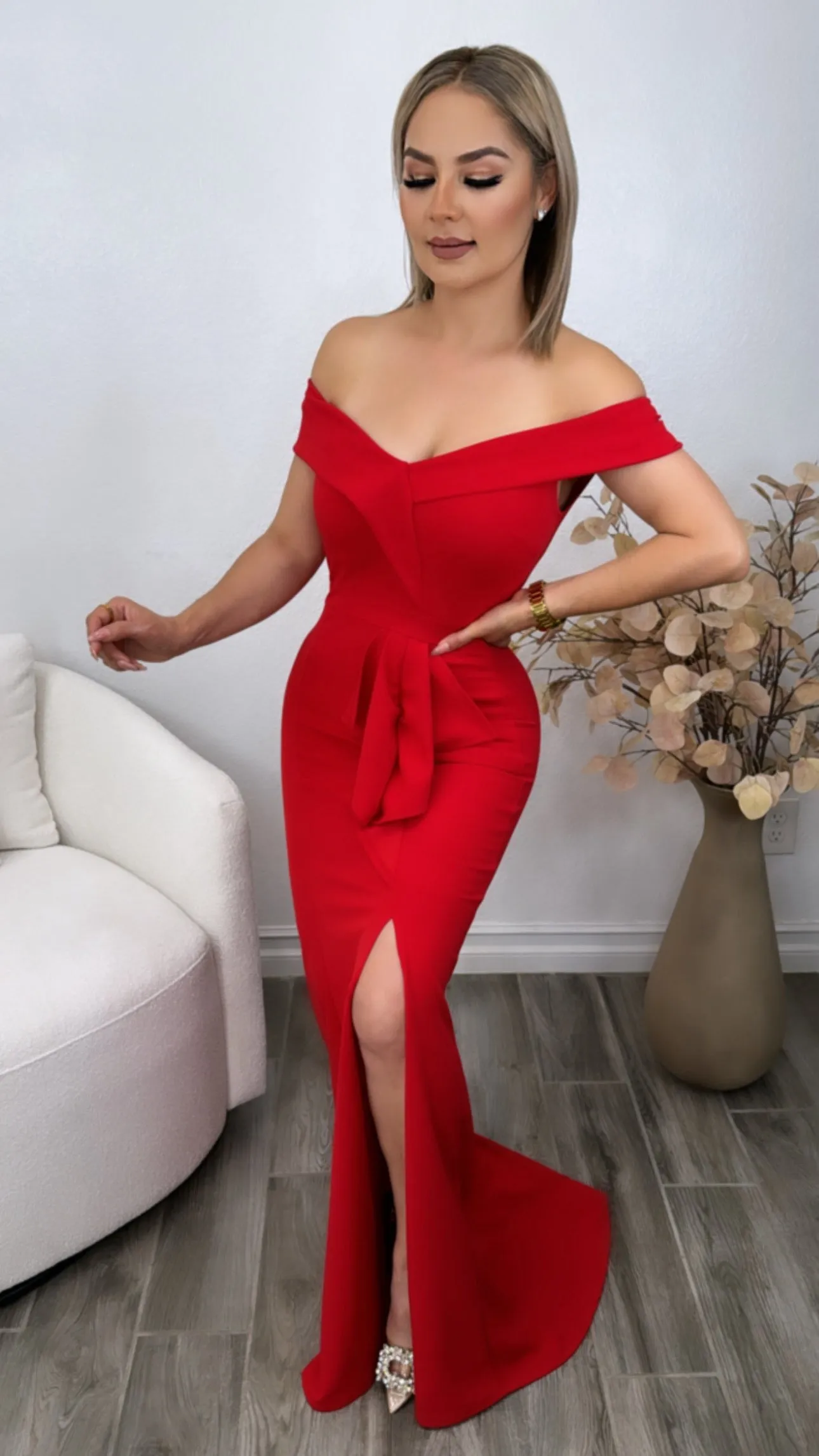 AIDEN RED DRESS
