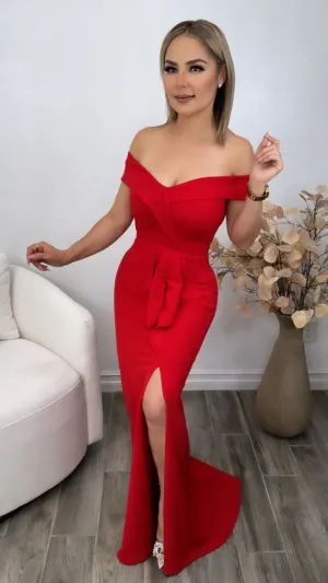 AIDEN RED DRESS