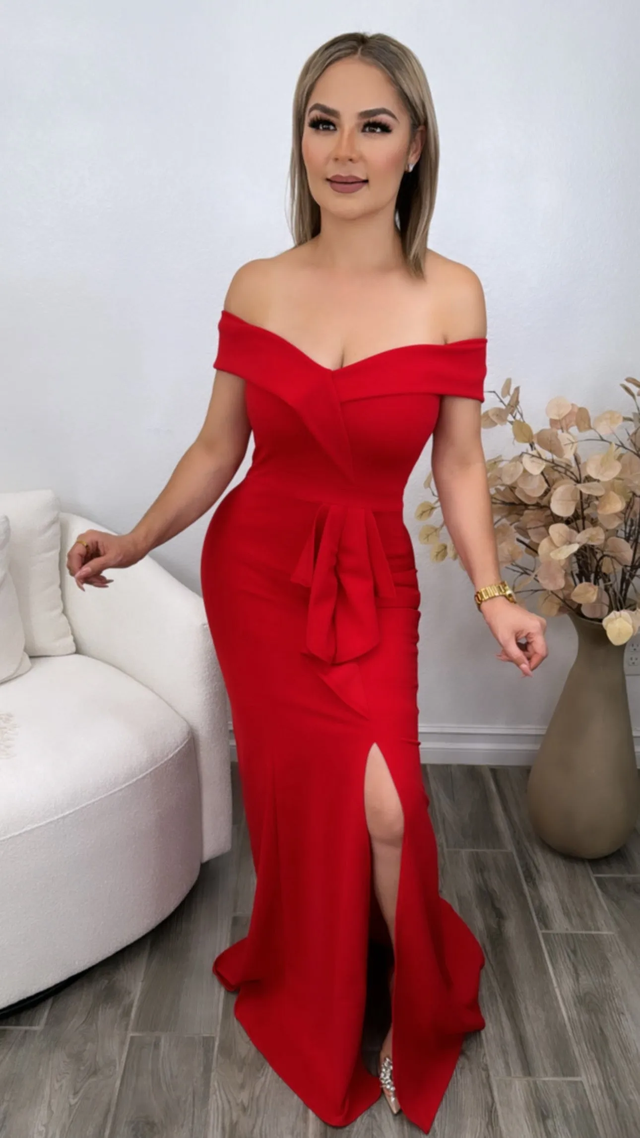 AIDEN RED DRESS