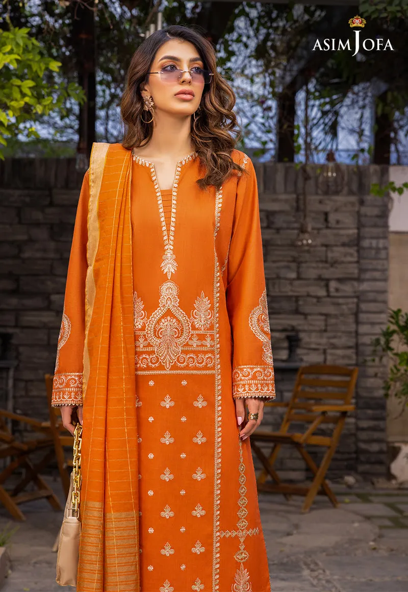 AJPE-21 (3-PC) | Asim Jofa Pret Essentials Eid Edit II Collection | Embroidered Stitched RTW Suits