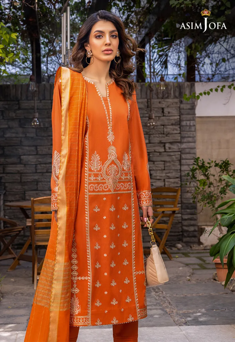 AJPE-21 (3-PC) | Asim Jofa Pret Essentials Eid Edit II Collection | Embroidered Stitched RTW Suits