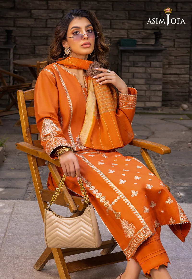 AJPE-21 (3-PC) | Asim Jofa Pret Essentials Eid Edit II Collection | Embroidered Stitched RTW Suits