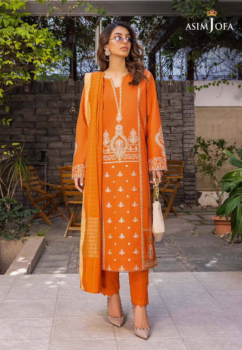 AJPE-21 (3-PC) | Asim Jofa Pret Essentials Eid Edit II Collection | Embroidered Stitched RTW Suits