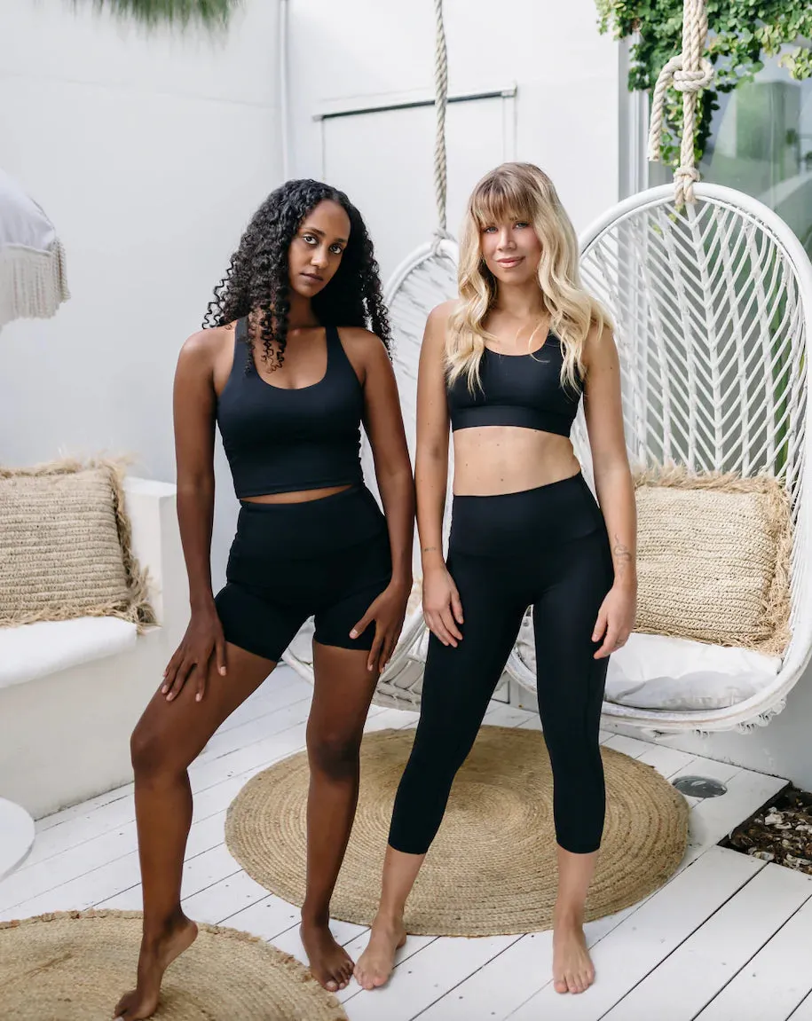 ALICE CROP - LUXE BLACK