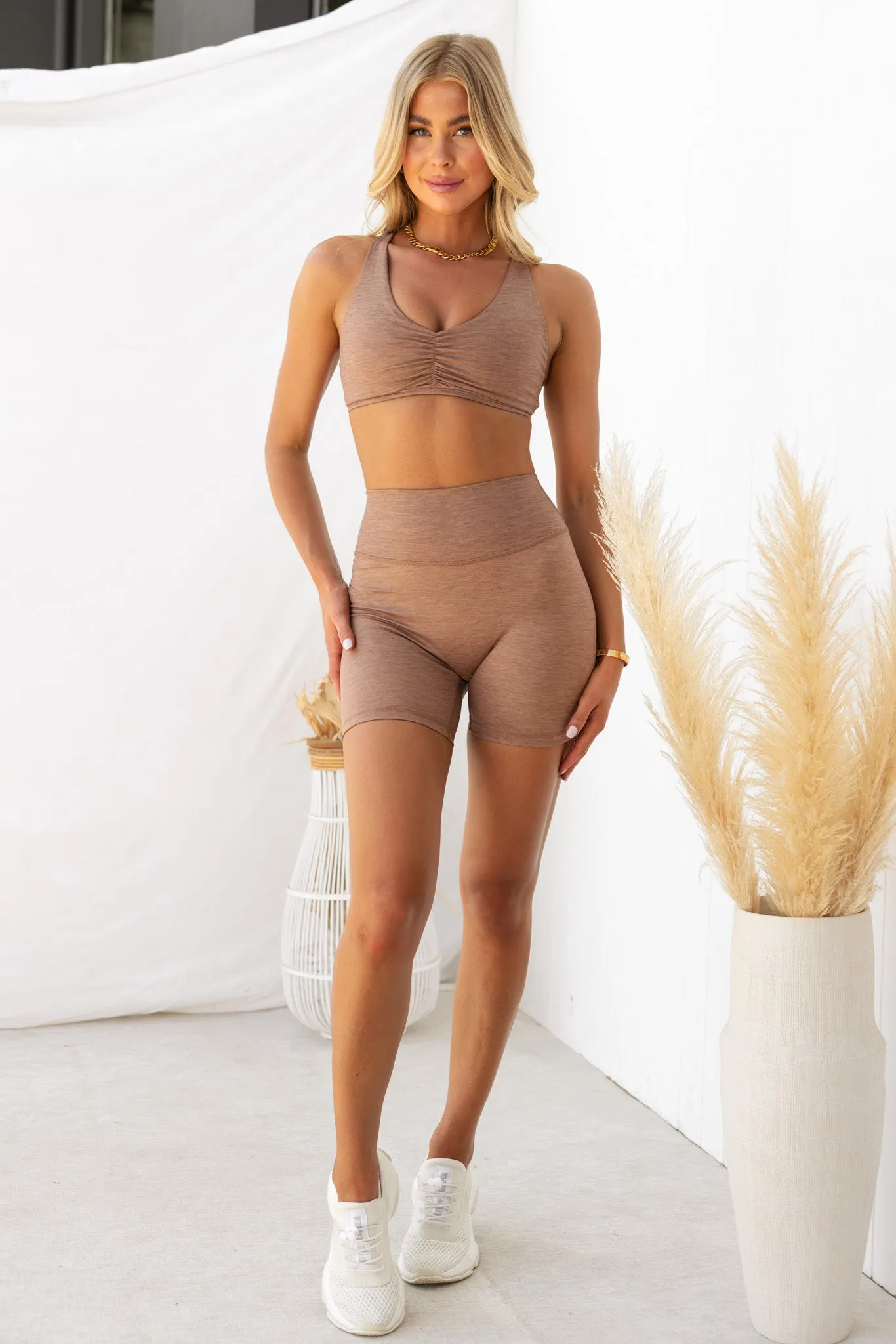 Align Bralette - Nutmeg Marl