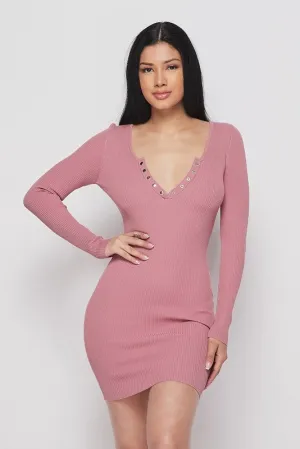 ALISA KNIT DRESS-HOEA22034
