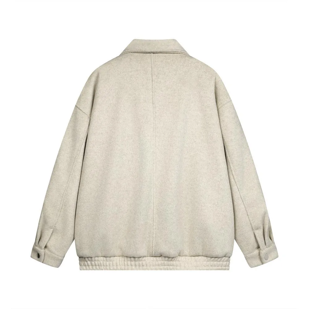 American Style Basic Woolen Jacket