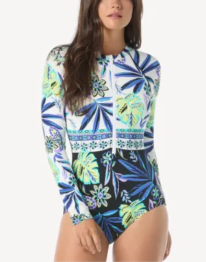 Aruba Bloom Sculpt UPF 50 Paddle Suit