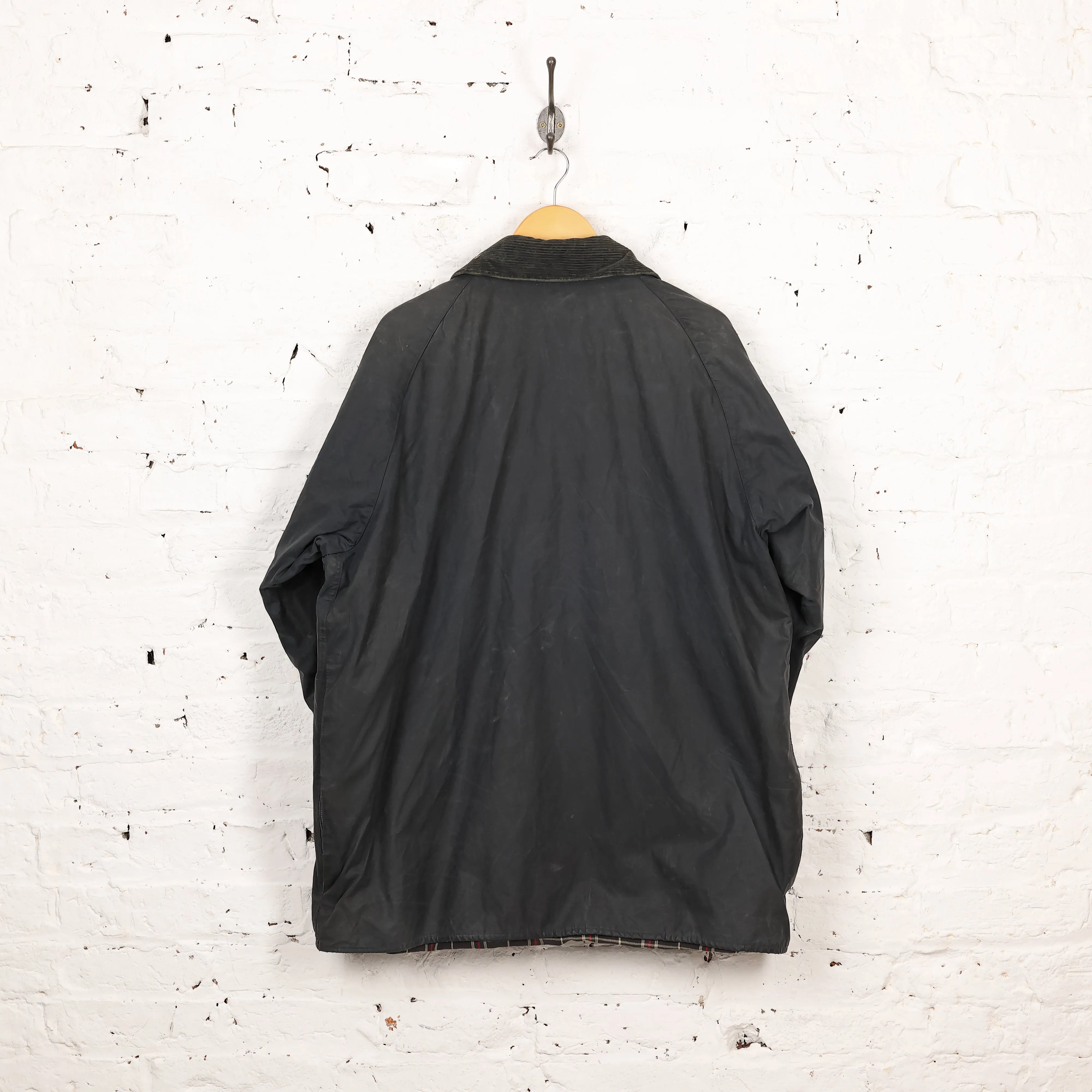 Barbour Beaufort Wax Jacket - Blue - XXL