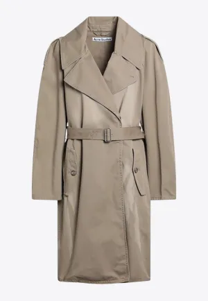 Belted Twill Coat