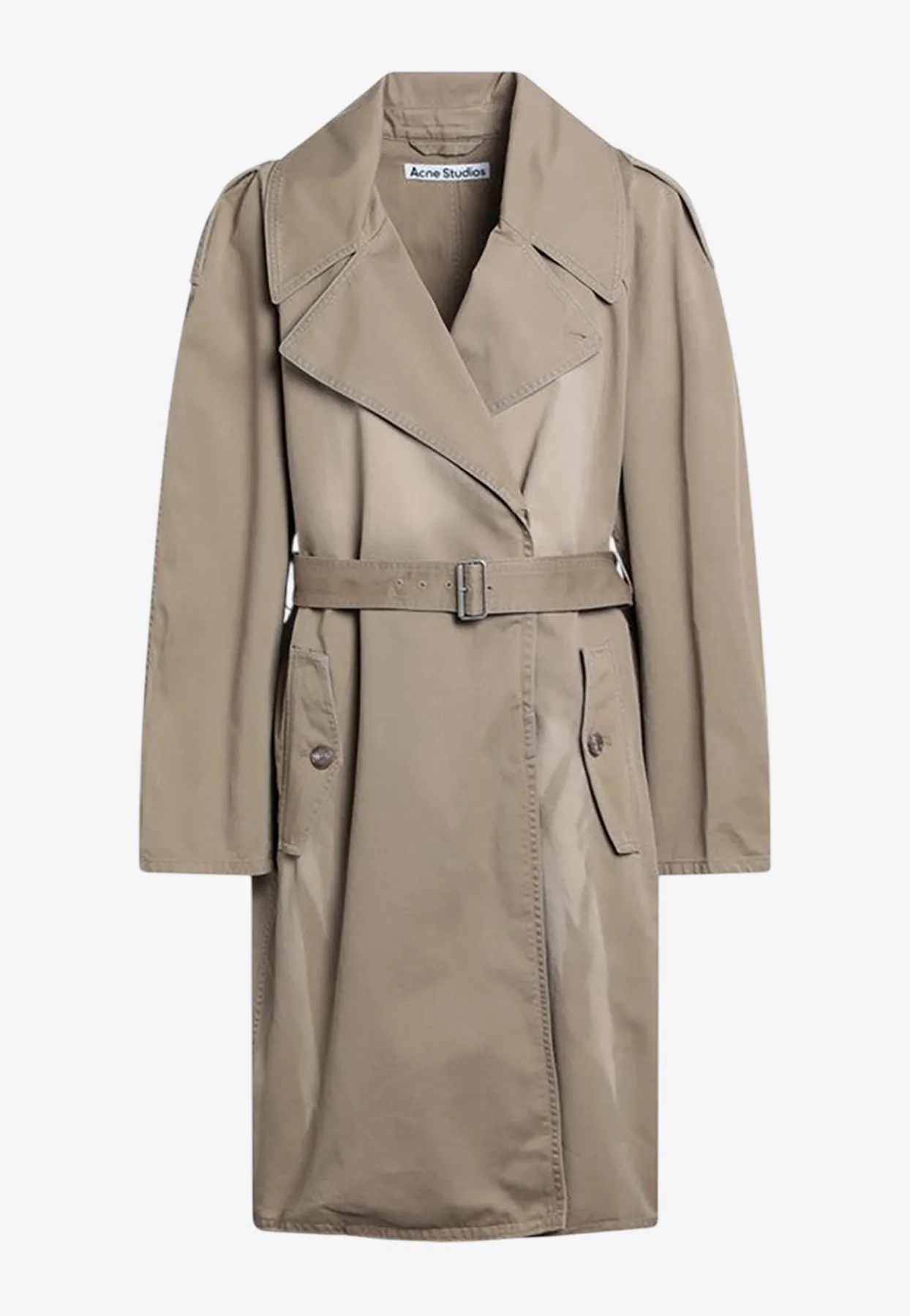 Belted Twill Coat