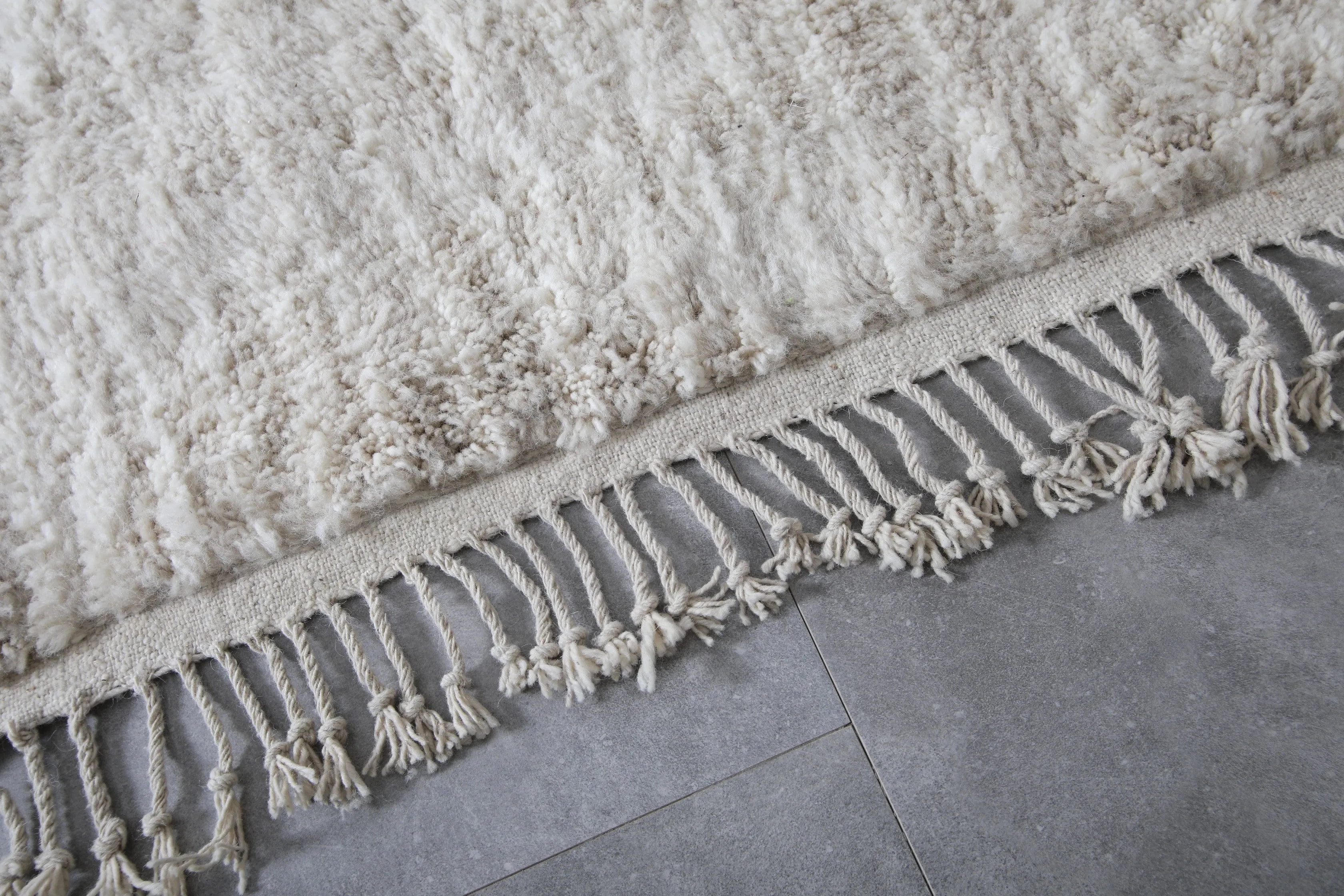 Beni ourain moroccan rug - Custom Wool rug - Berber rug