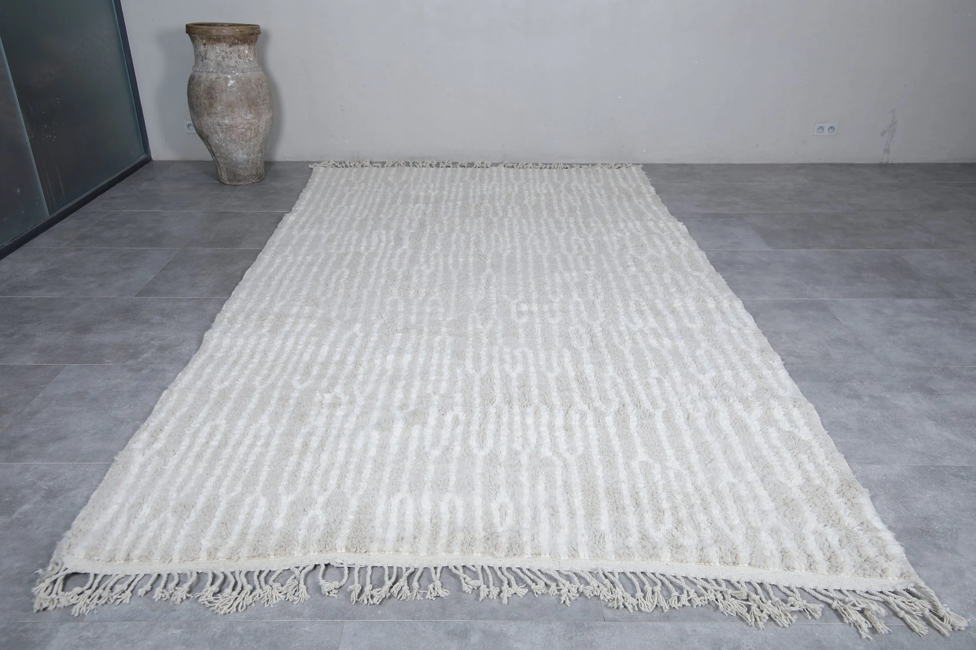 Beni ourain moroccan rug - Custom Wool rug - Berber rug
