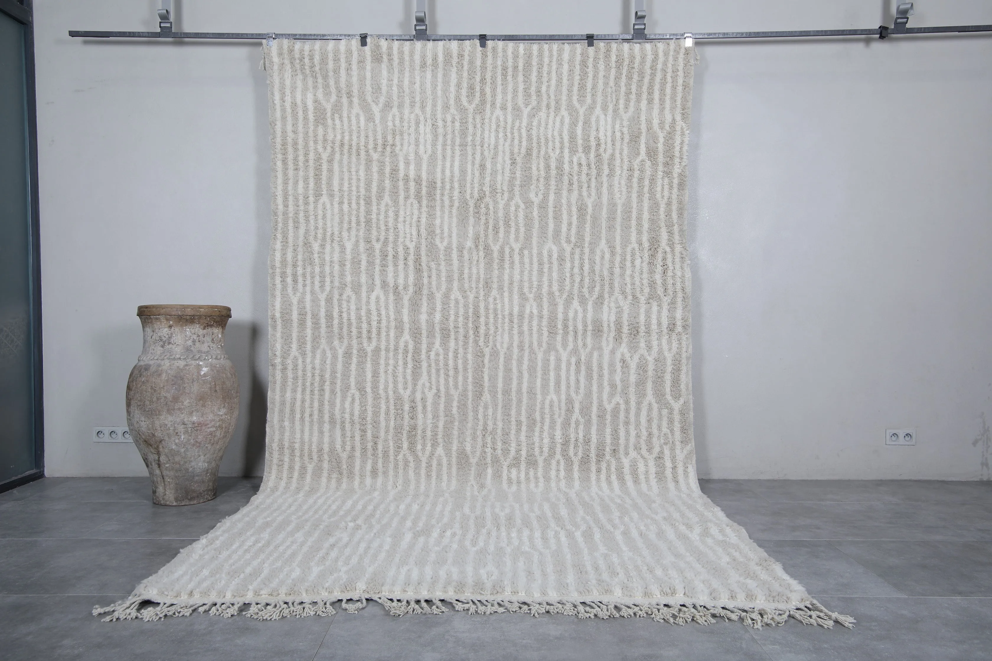Beni ourain moroccan rug - Custom Wool rug - Berber rug