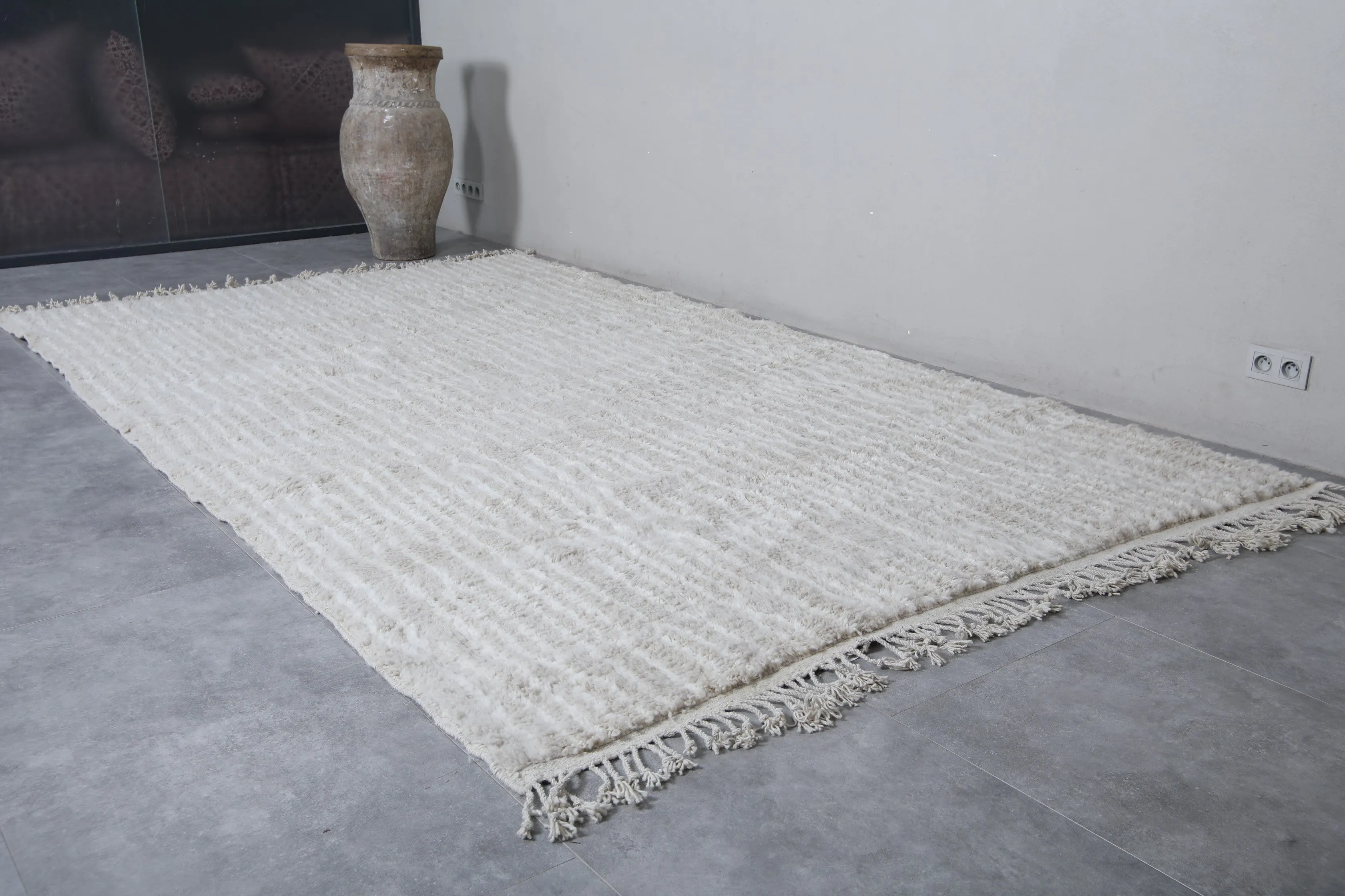 Beni ourain moroccan rug - Custom Wool rug - Berber rug