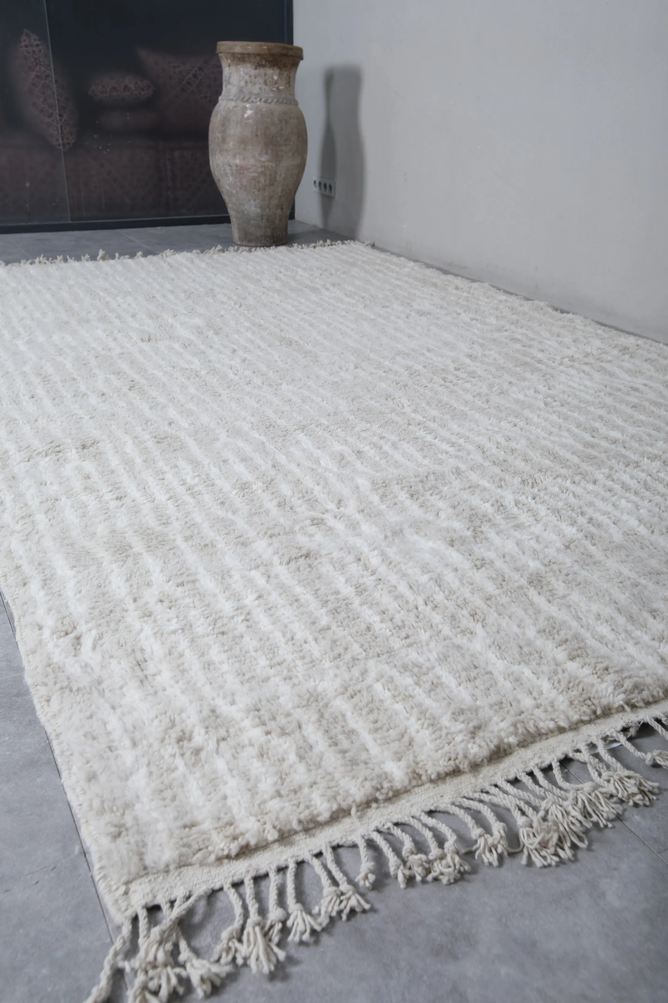 Beni ourain moroccan rug - Custom Wool rug - Berber rug