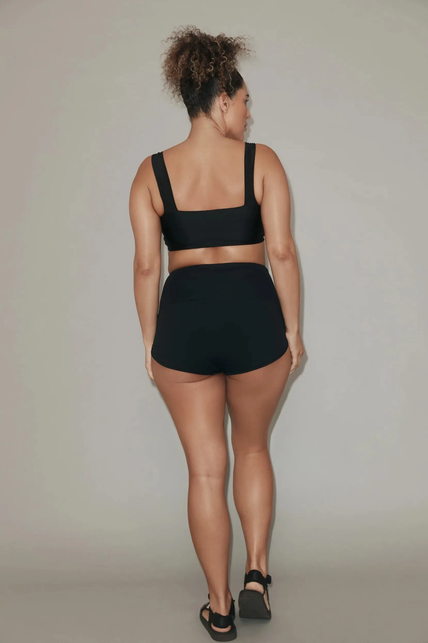 Betty Surf Bottoms - Black Rib