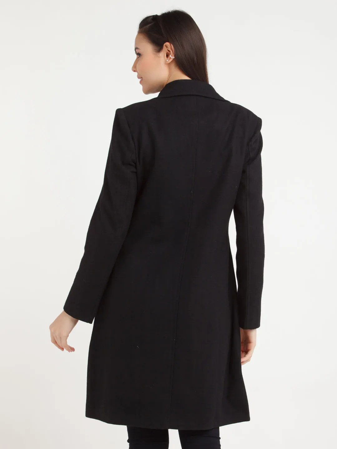 Black Solid Coat