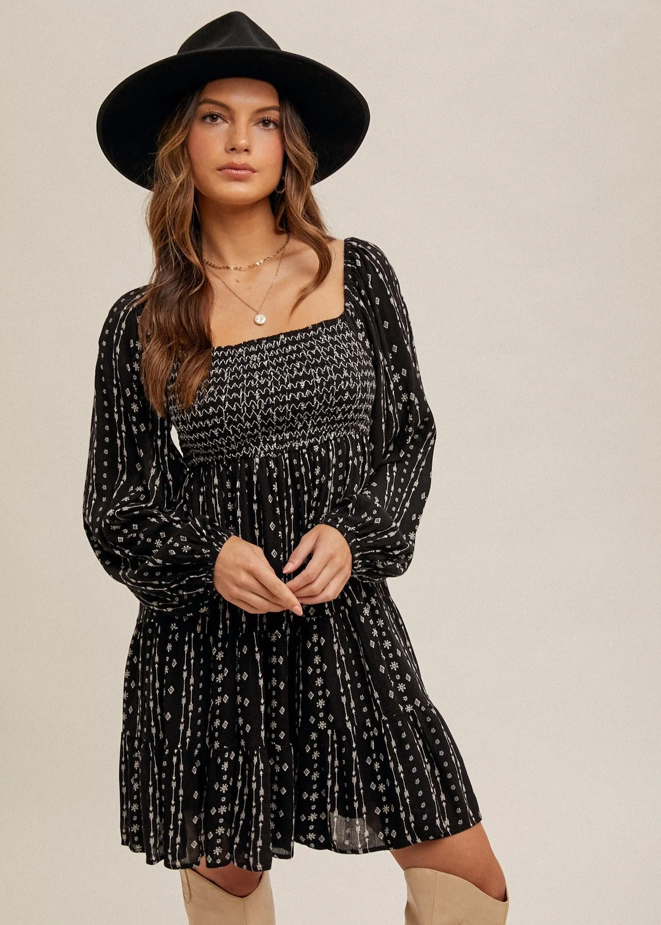 Boho Babydoll Dress