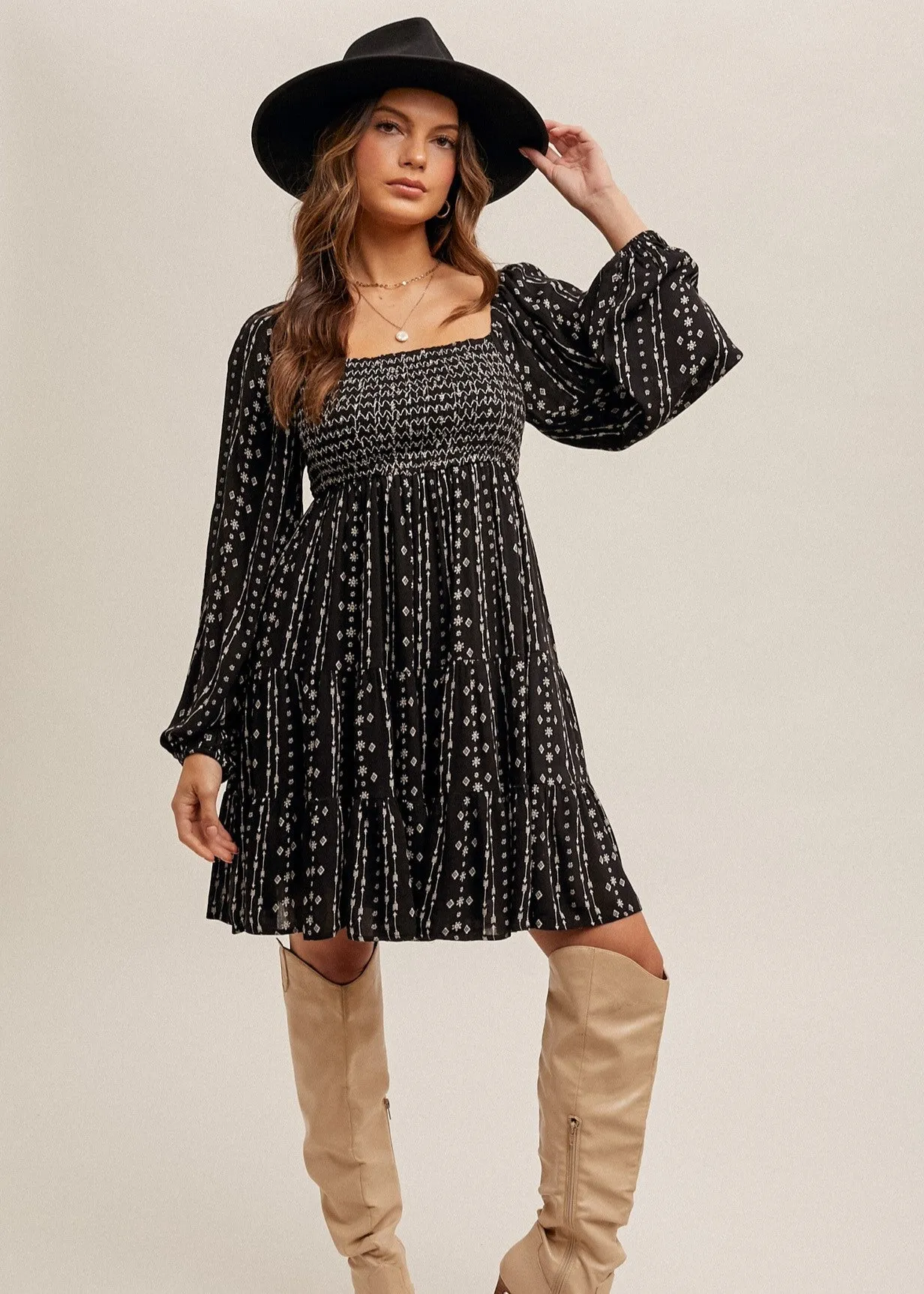 Boho Babydoll Dress