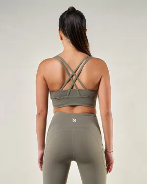 Brassière de sport MIA Kaki