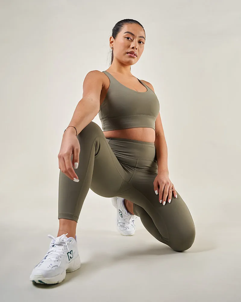 Brassière de sport MIA Kaki