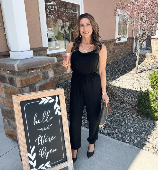 Candace Tie Shoulder Jumpsuit