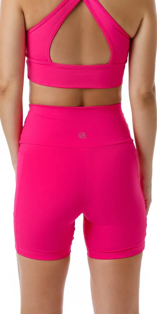 Candy Body Luxe Midi Shorts with Pockets