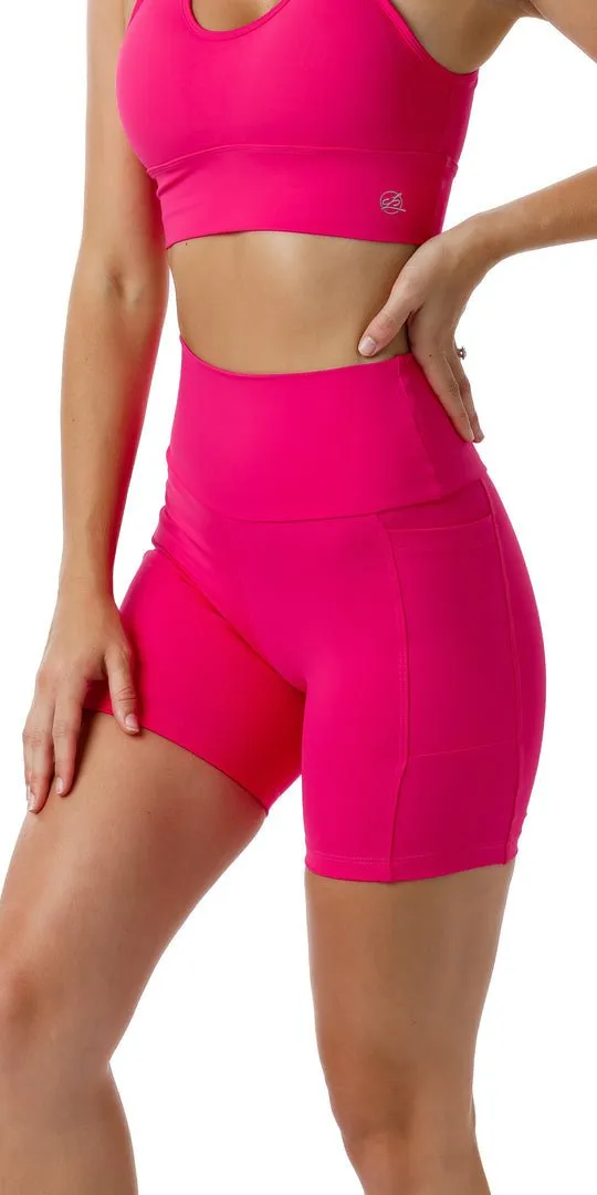 Candy Body Luxe Midi Shorts with Pockets