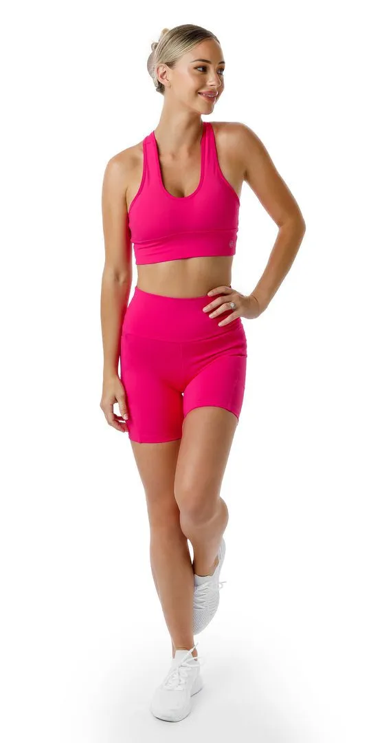 Candy Body Luxe Midi Shorts with Pockets