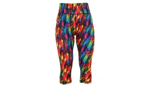 Capri Rainbow Blitz leggings with pockets