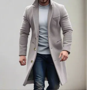 Casual Woolen  Overcoat