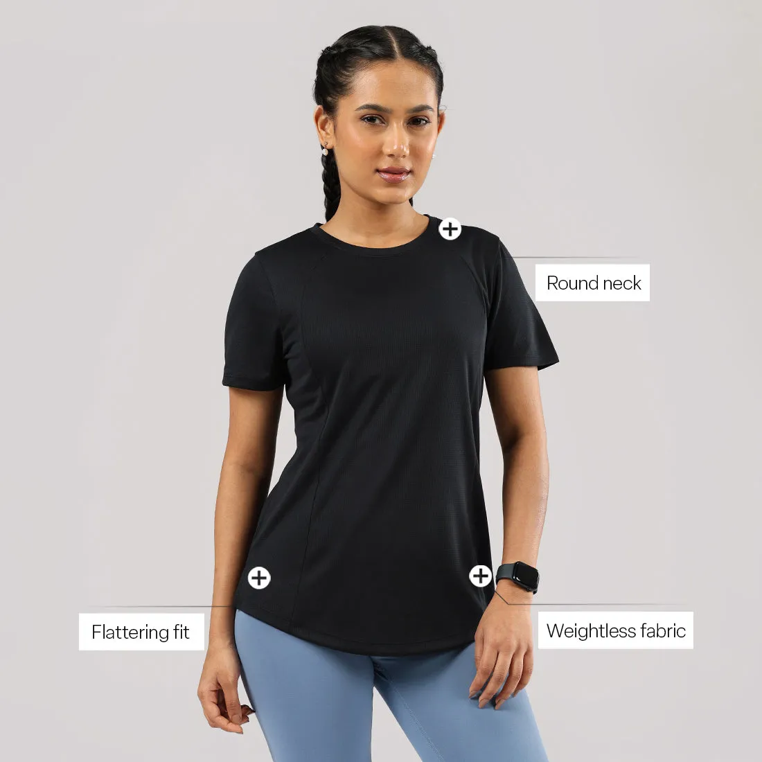 CloudFlex Round Neck Tee