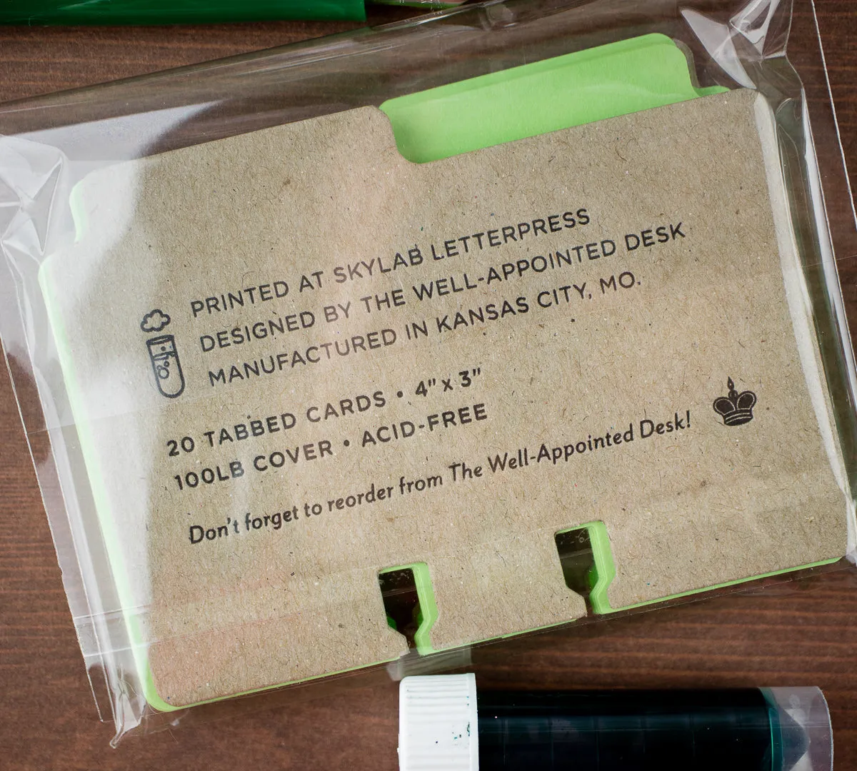 Col-O-Dex Tab Accessory Packs – Limeade Green