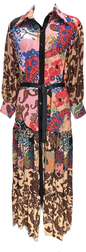 Collage Maxi Dress