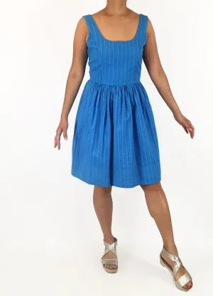 Cue blue sleeveless dress size 10