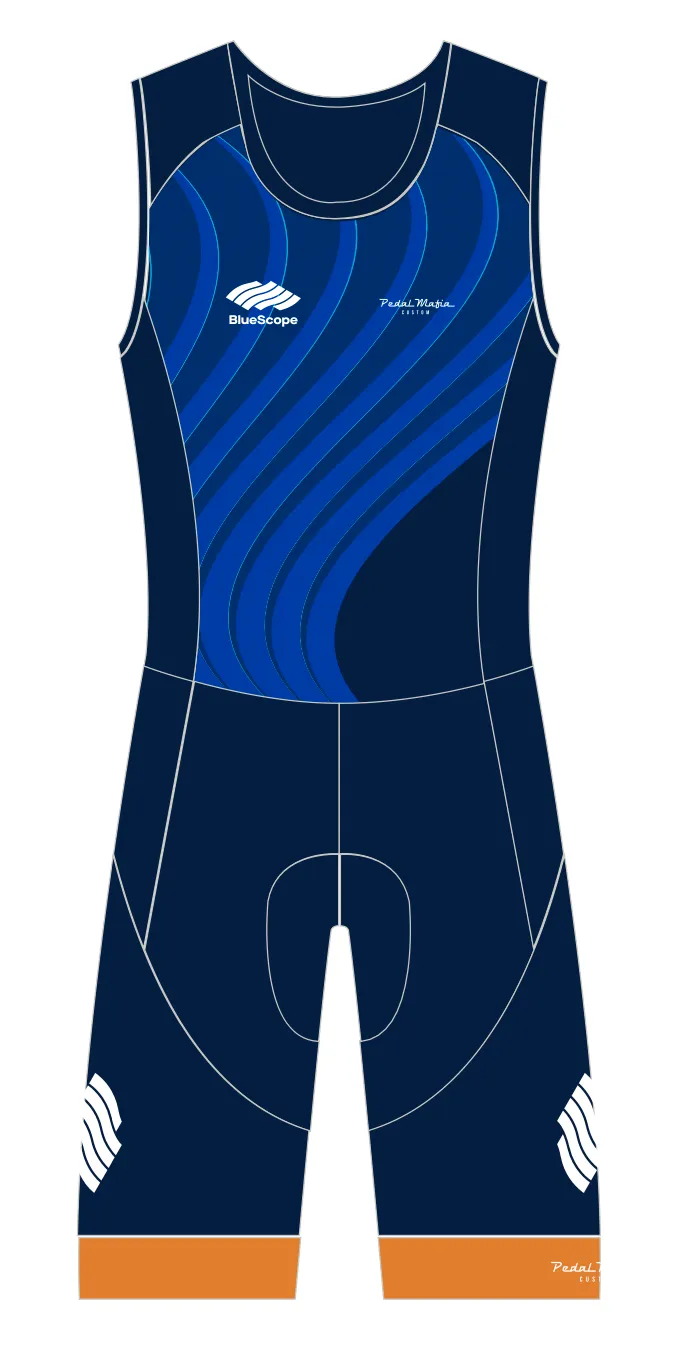 Custom Sleeveless Tri Suit - BlueScope