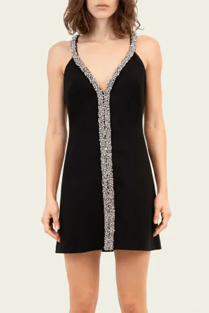 Davia Mini Dress in Black