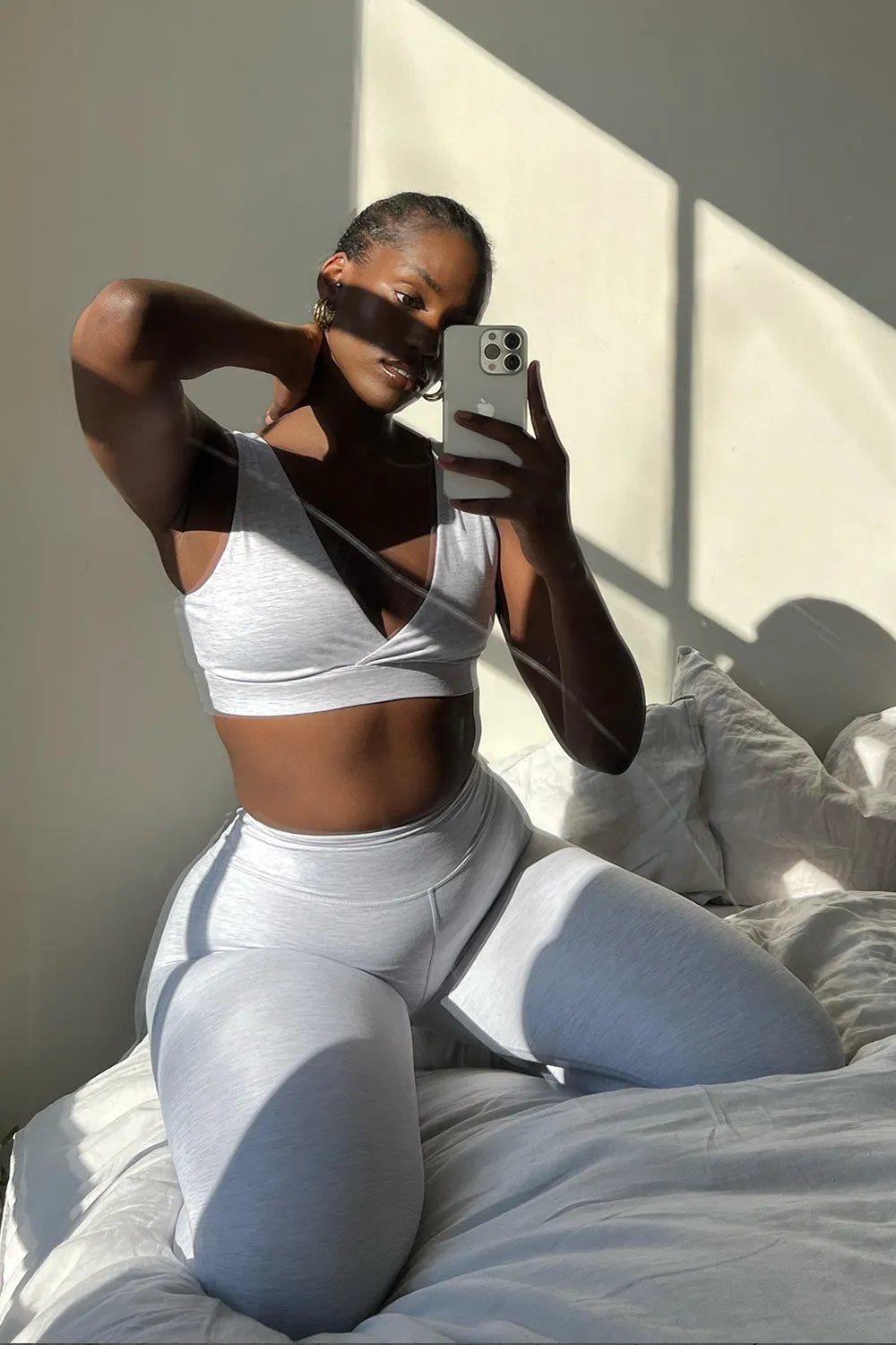 DAYFLEX HIGH WAISTED LEGGING - GREY MARL