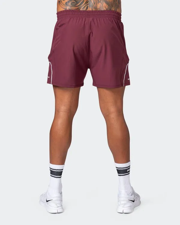 Deuce Training Shorts - Wine
