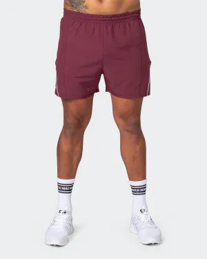 Deuce Training Shorts - Wine