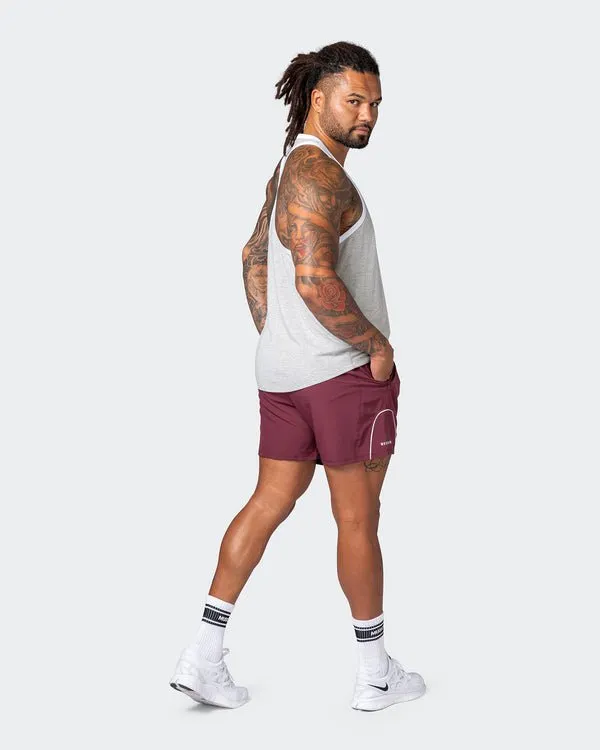 Deuce Training Shorts - Wine